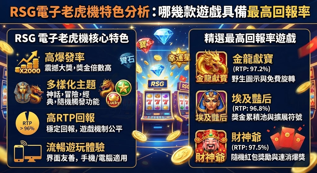 哪幾款遊戲具備最高回報率 哪幾款遊戲具備最高回報率