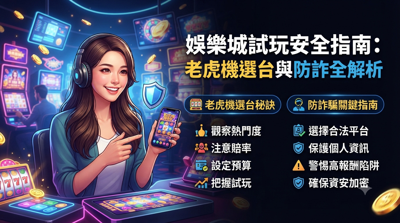 娛樂城試玩安全指南：老虎機選台與防詐全解析