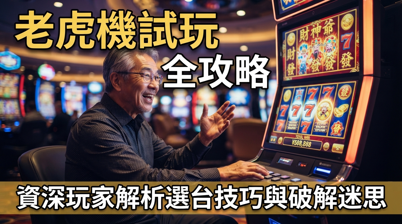 老虎機試玩全攻略：資深玩家解析選台技巧與破解迷思