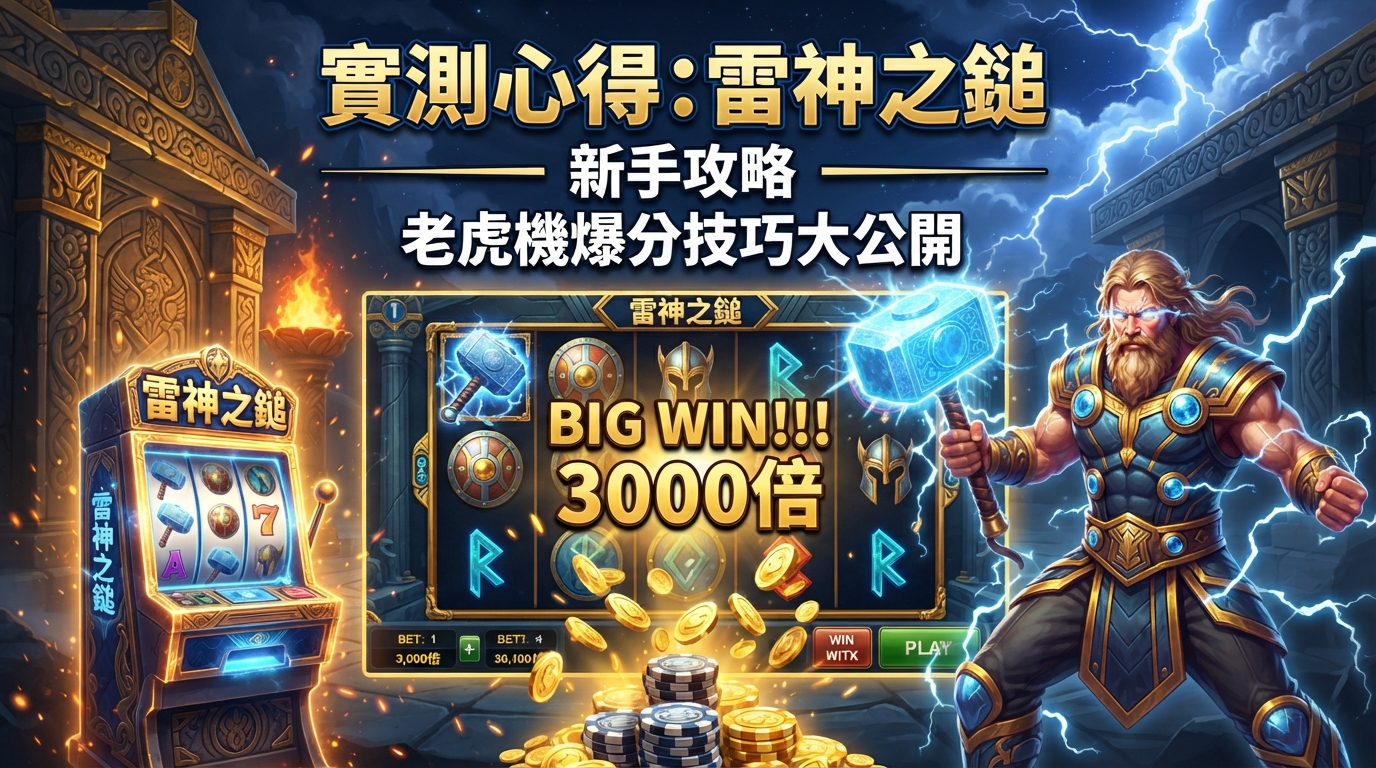 實測心得：雷神之鎚玩法新手攻略，老虎機爆分技巧大公開