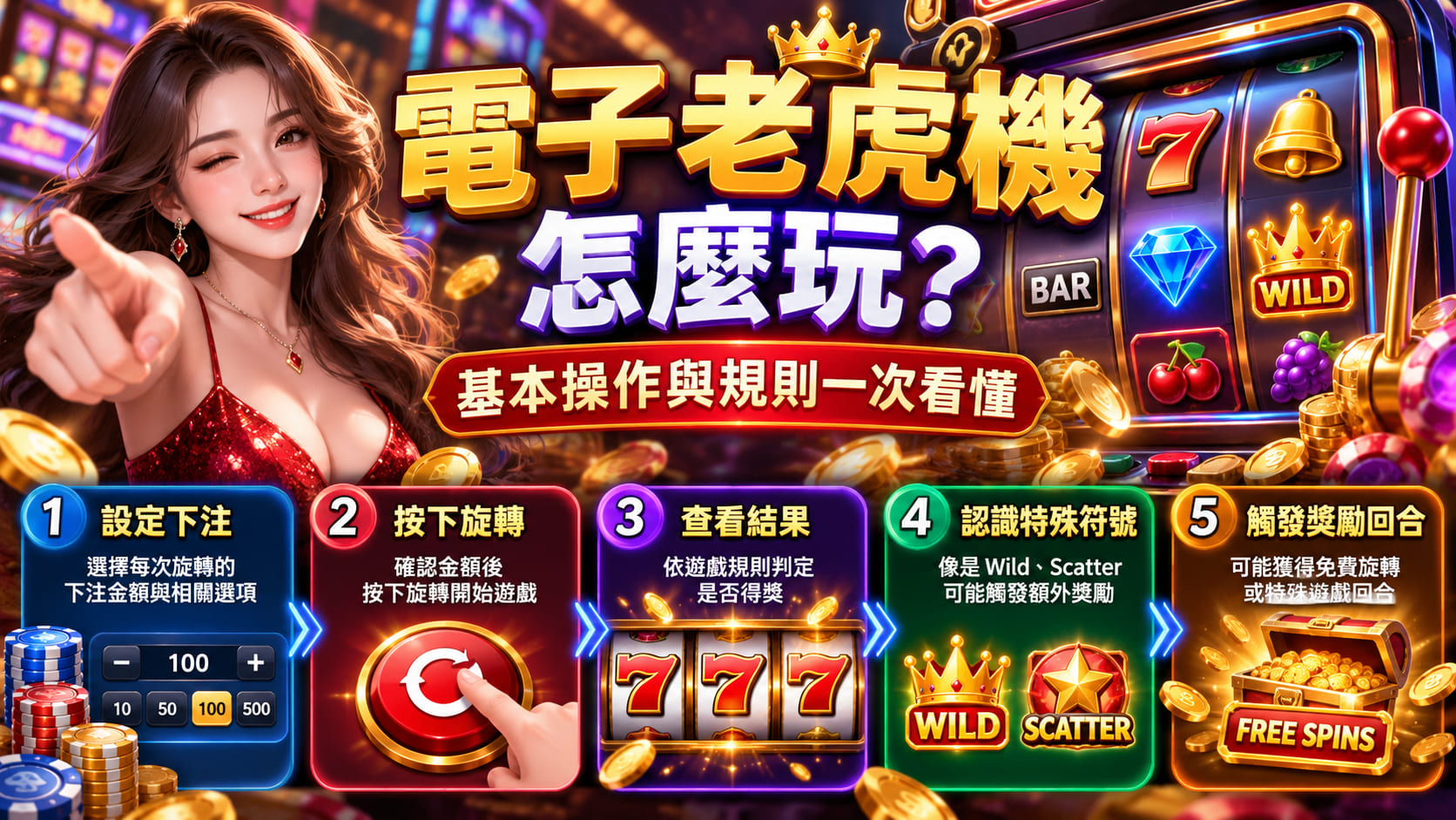 第一次接觸 RSG 電子遊戲?先熟悉操作介面、遊戲規則與特殊功能,再決定是否繼續體驗。 第一次接觸 RSG 電子遊戲?先熟悉操作介面、遊戲規則與特殊功能,再決定是否繼續體驗。